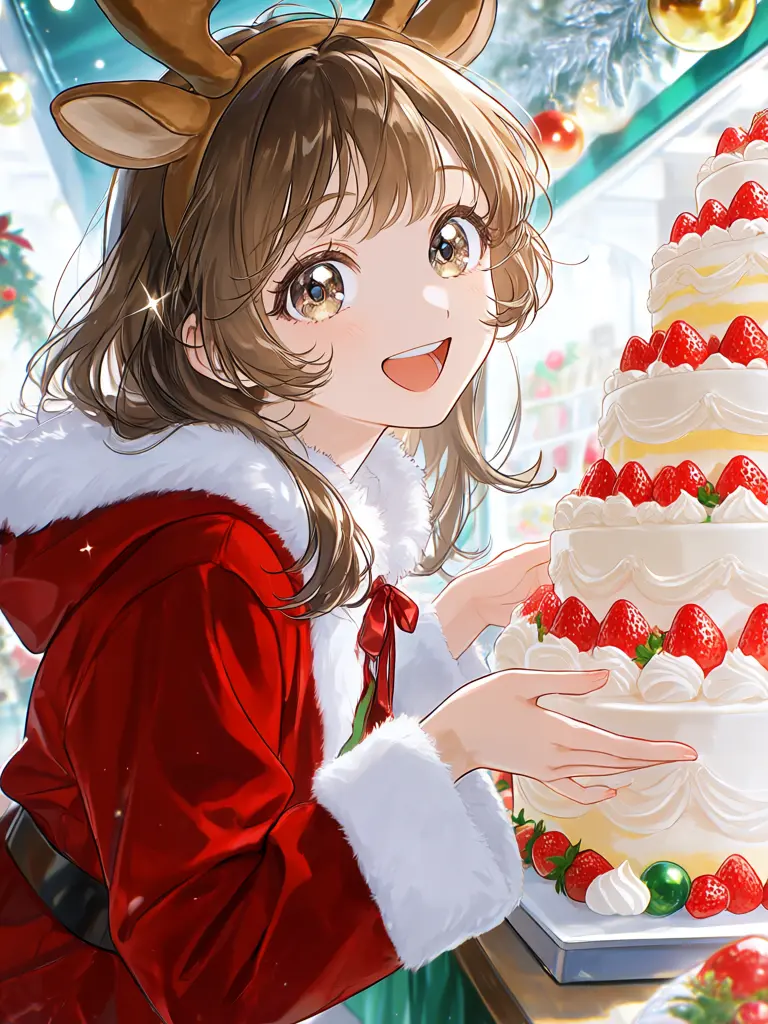 LaxestOven5712의 Tsundere Gal Selling Christmas Cakes