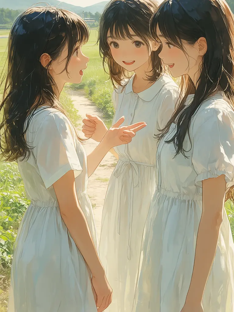 LaxestOven5712의 女性しかいないド田舎の村の3人少女