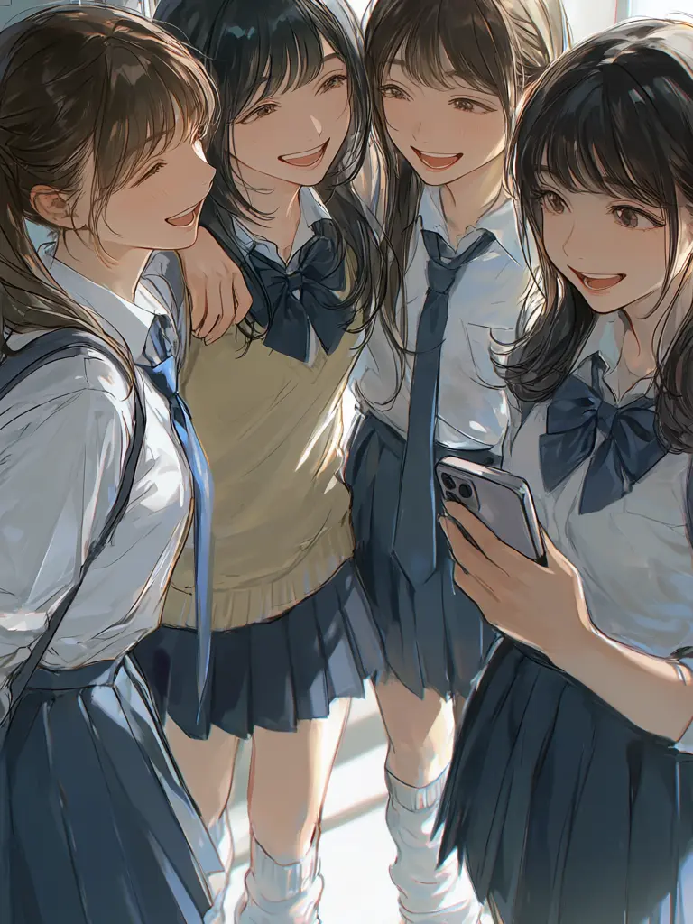 LaxestOven5712의 동거 중인 주인공 러브 갸루 동급생들