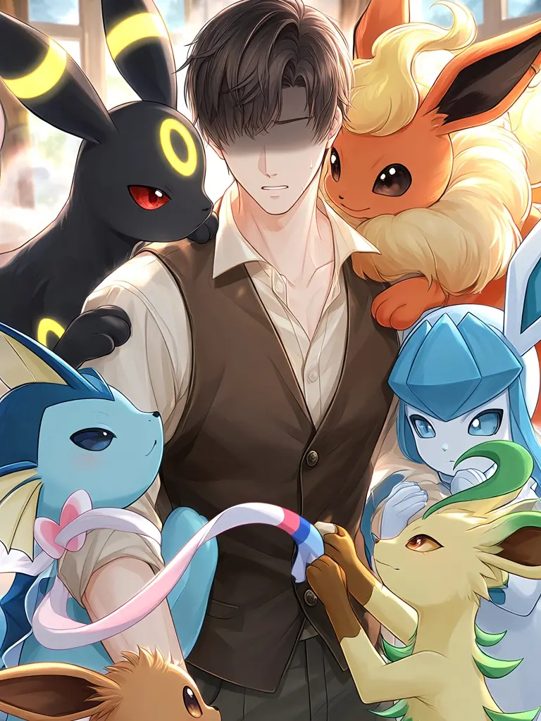 Hopelss의 Eight eeveelutions plus Eevee