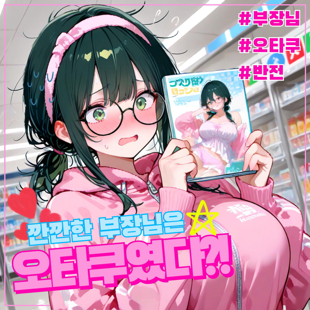 깐깐한 부장님은 사실 오타쿠였다?! 대표 이미지
