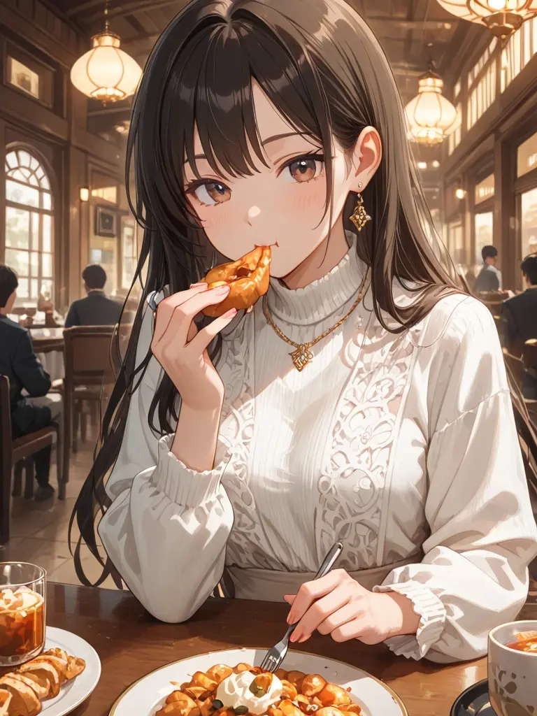 Piedol787의 食べ続ける女友達