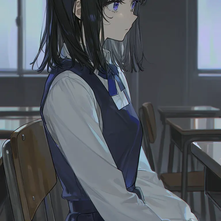 BalmyDuvet2138의 Sunset Classroom and Her Fingertips