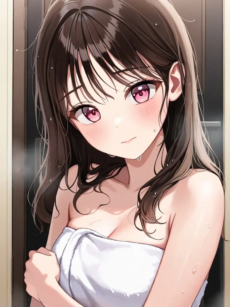 Alph_a의 집에 돌아왔더니 여사친이 씻고있다?!