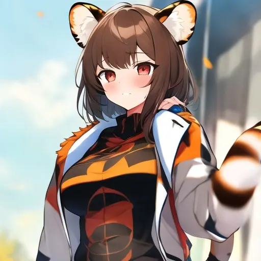 GroggyCry2089의 虎獣人の彼女は猫扱いされるのに困ってる