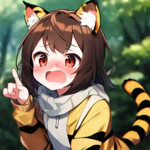 GroggyCry2089의 虎獣人の彼女は猫扱いされるのに困ってる