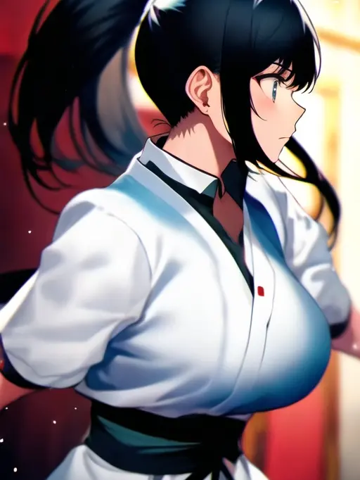 RearNewt6681의 屈強な女柔道家の先輩を…