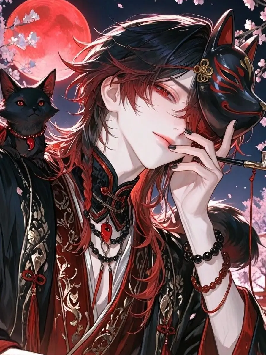 Nami04의 紅月に溶ける狐の影