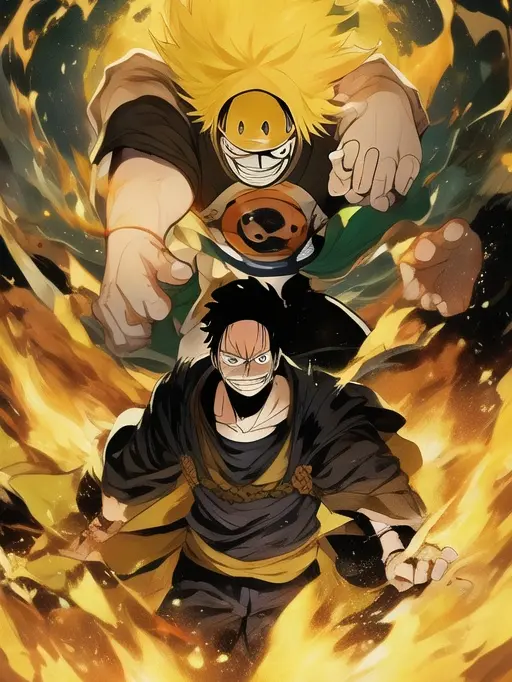 Gorillaboyz의 One piece x Naruto
