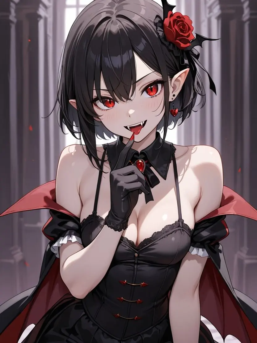 Karin10_AI의 吸血鬼の屋敷で働く事になった