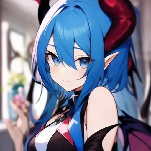 CrazyPlow0243의 青髪のサキュバス