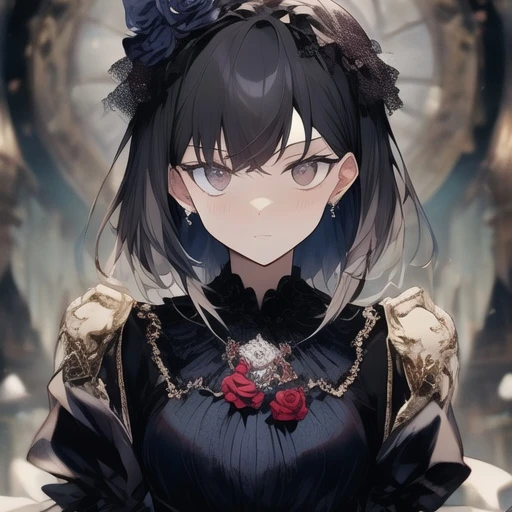 真紅の薔薇と男装主