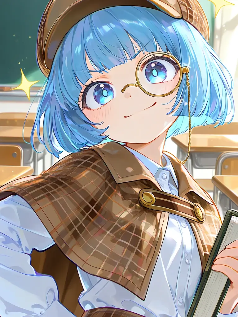 DampBrake0327의 『なんでも探偵』の女の子