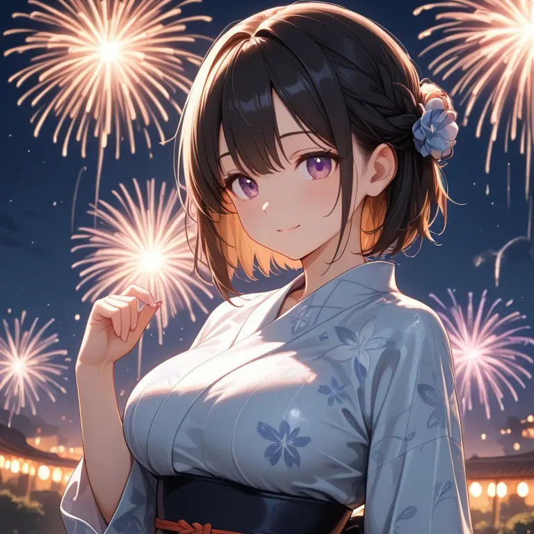 PerkyBloom9120의 花火を見るか…君を見るか…