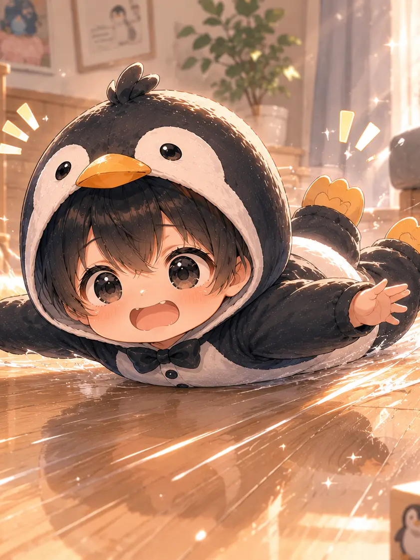 OutlawQuilt3764의 このペンギンの獣人赤ちゃんが可愛すぎる！