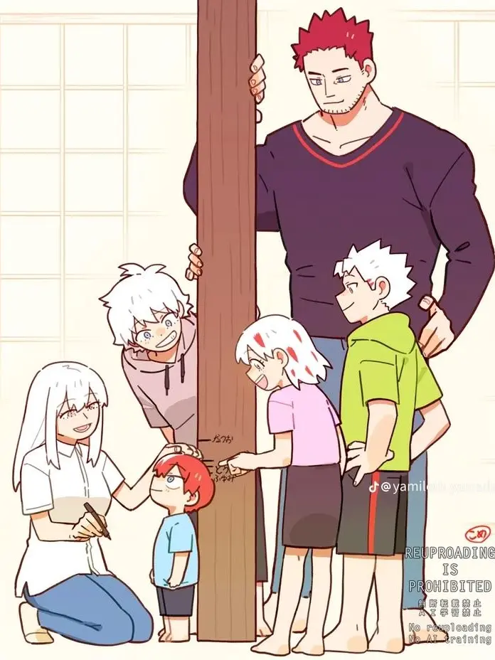 Twisterr의 🔥❄️Todoroki Family Dinner+Izuku and Katsuki