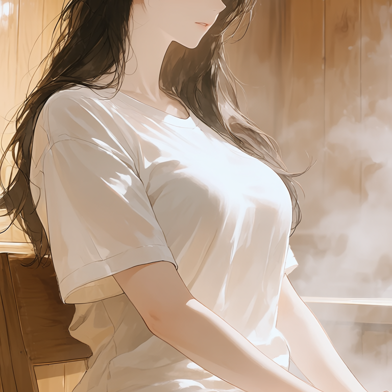 찜질방에서 본 그녀 대표 이미지