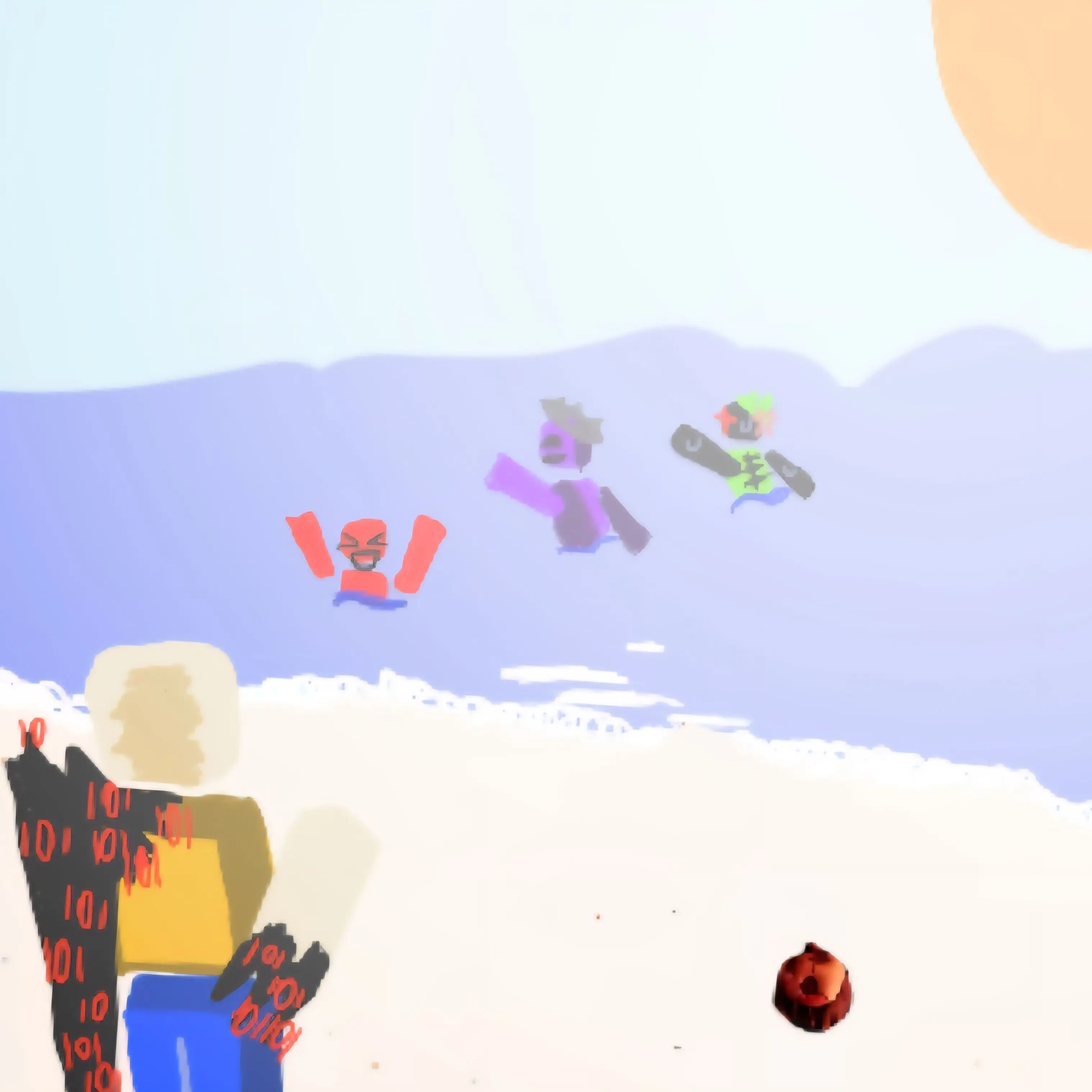 FluffyHelm6262의 포세이큰 킬러와 바닷가 놀러가기!