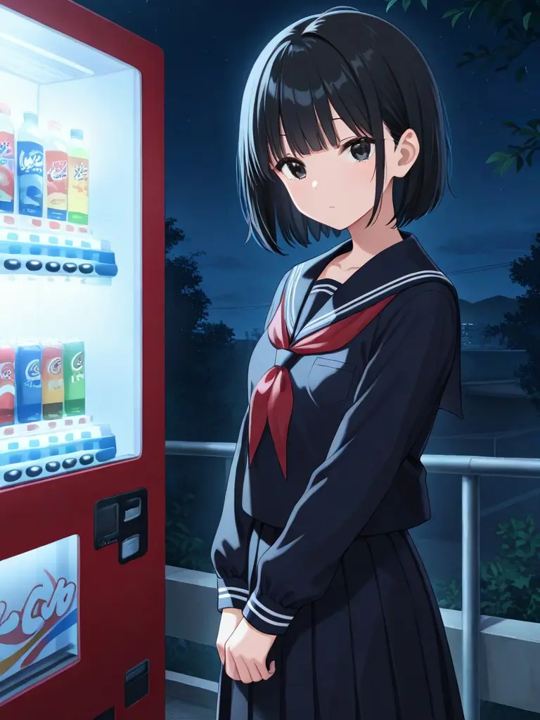 haepias2001의 飲み潰れた自販機の前で…