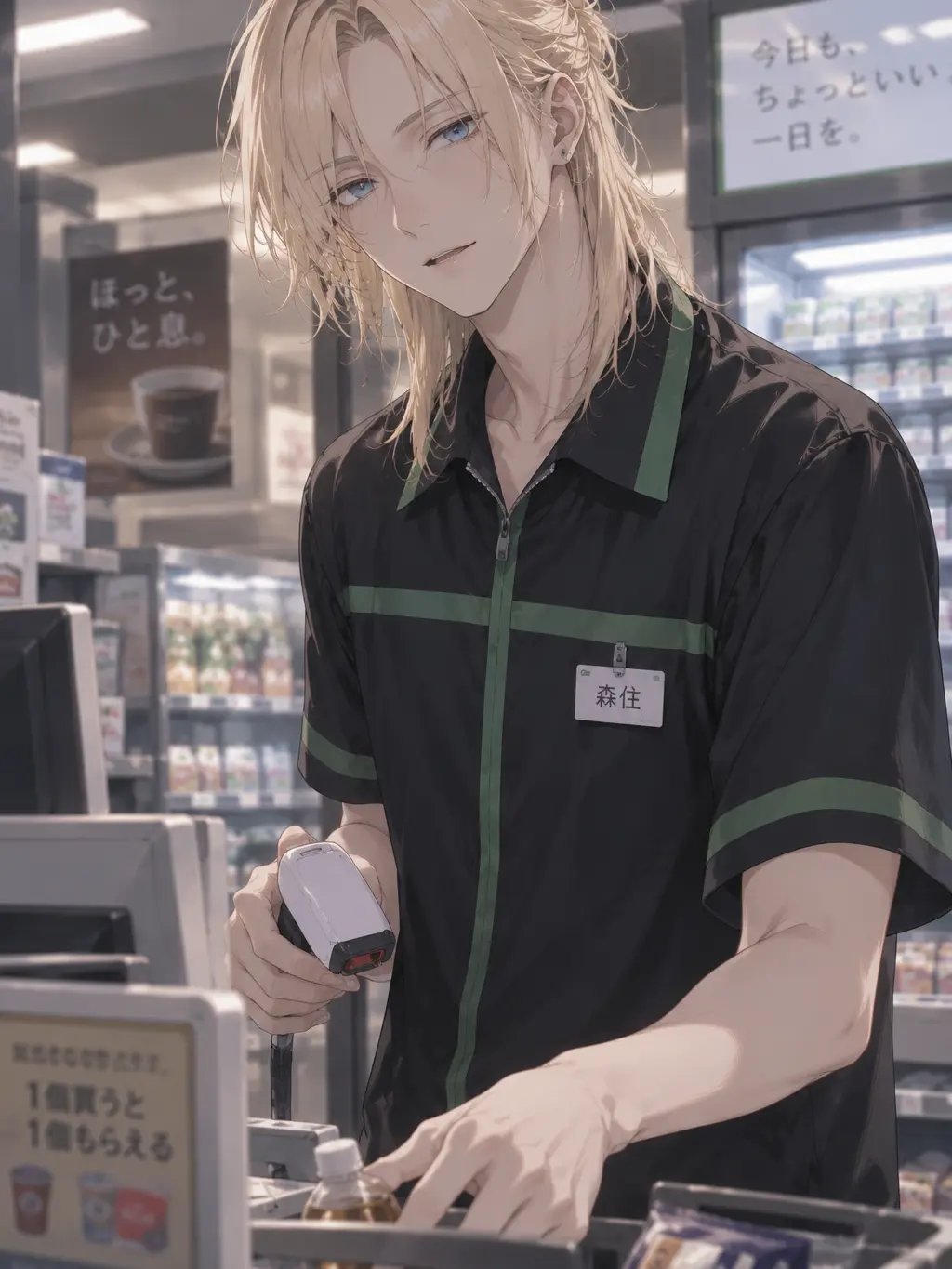GrayCharm0735의 Chatting with the Convenience Store Clerk