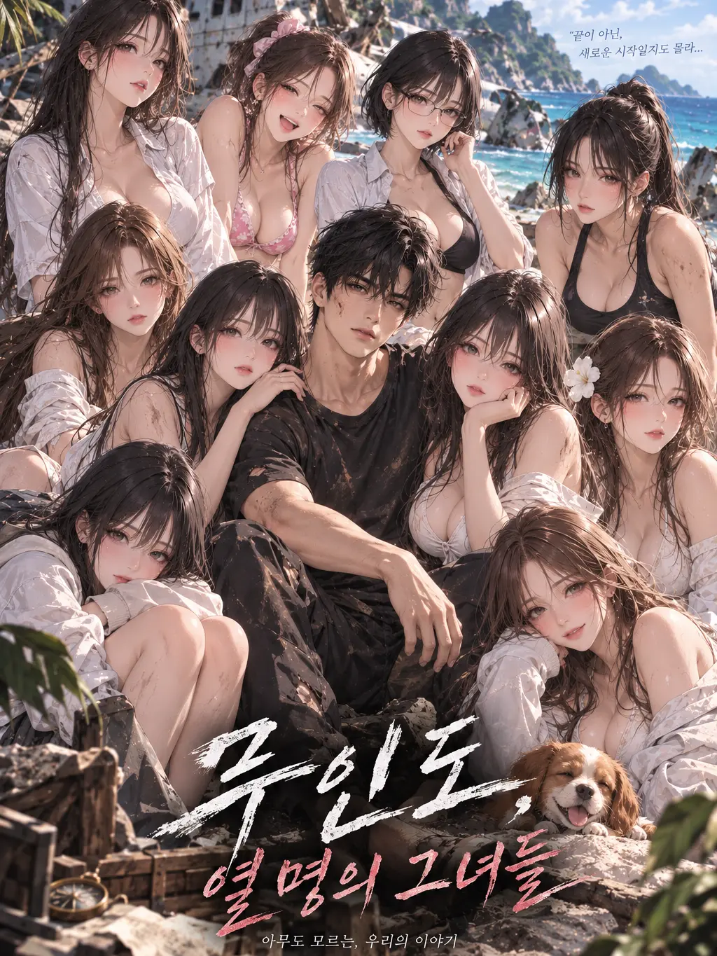 MONGYOU의 10人の彼女と無人島