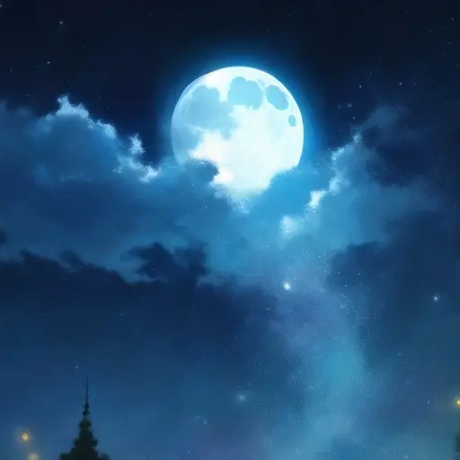 Ohina의 月夜に現れる不思議なあの子。