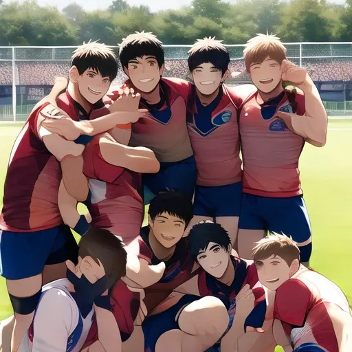 TrueDaisy1512의 ラグビー部の男子達