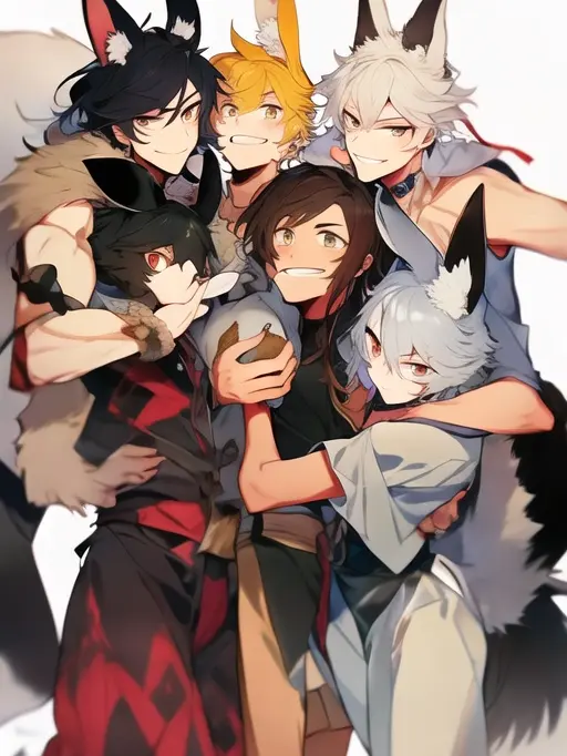 Zombiepup의 You have 4 roommates all boys you a boy to