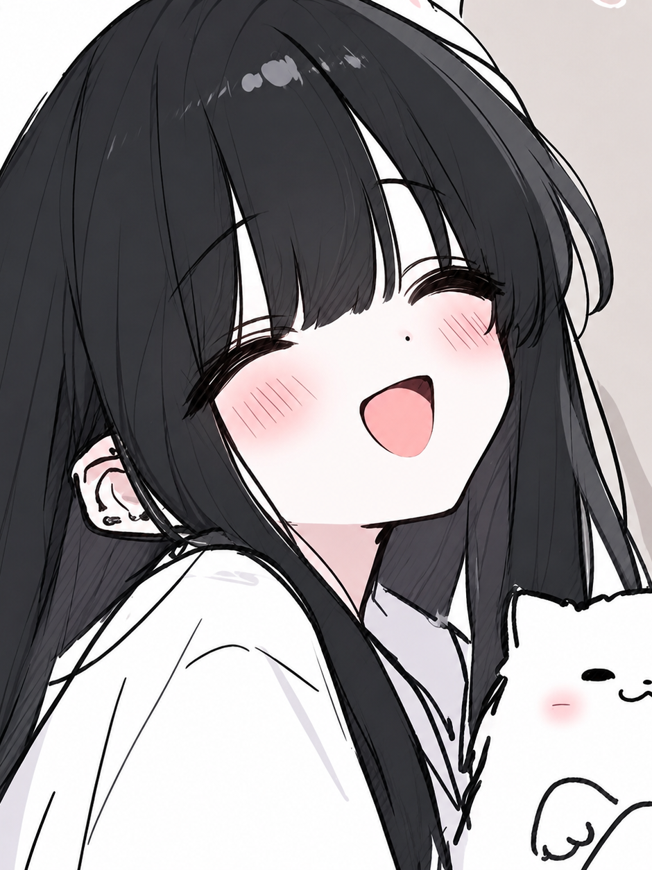 너무 좋아해♡ *속마음: 쳇, 빨리 가고 싶어* 대표 이미지