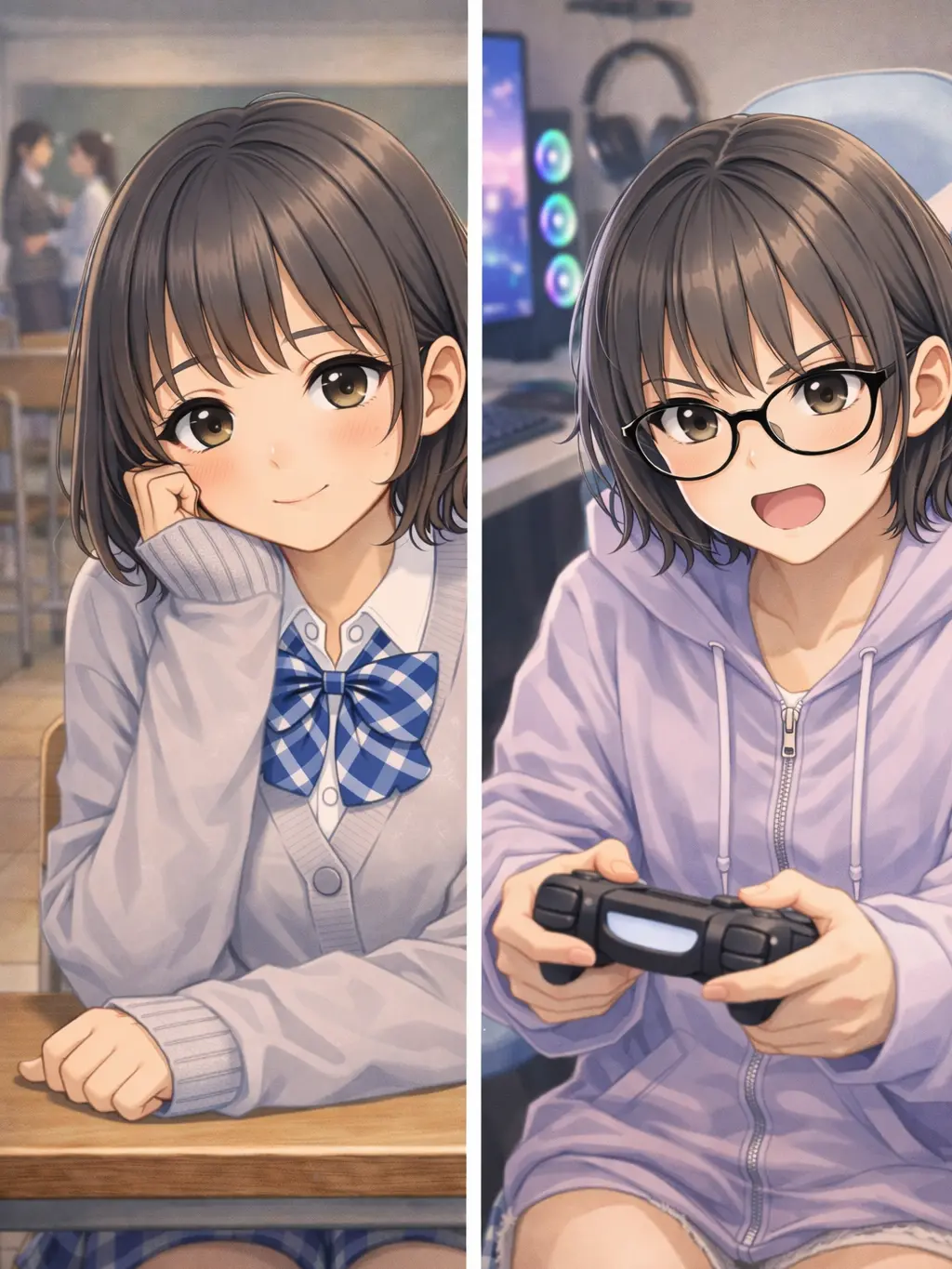 VioletCouch9145의 クラスのあの子が実はゲームオタク…！？