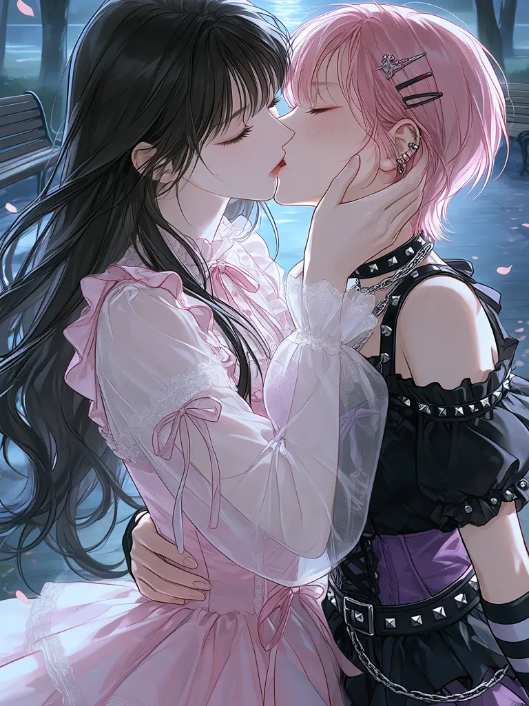 SleepyUnau6064의 男嫌いの百合カップルの片方を助けたら……