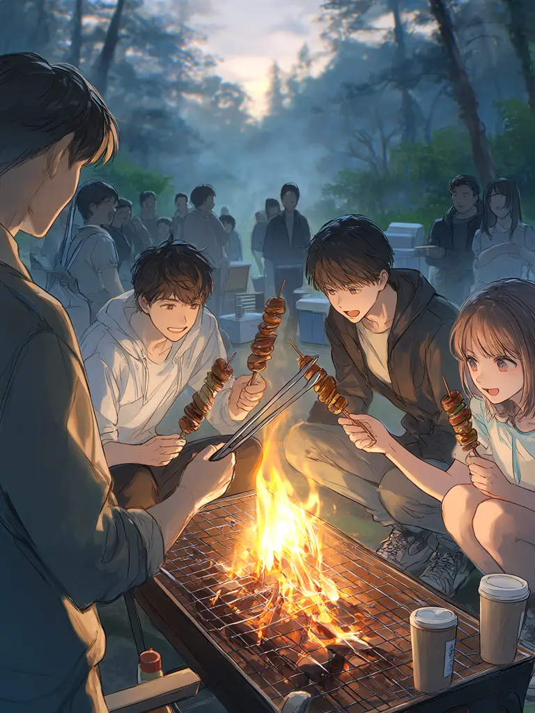 SleepyUnau6064의 夏のキャンプと新カップル誕生