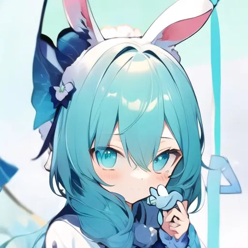Cyanrabbit의 하늘색 토끼인형 시토