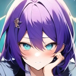 紫髪の天使くん