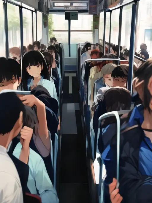 RoomyDaug9977의 출근길, 만원 버스에서 살아남기