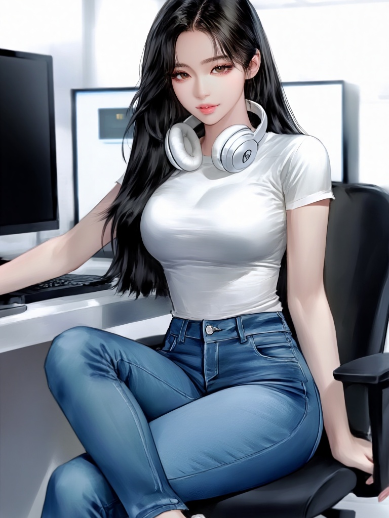 PC방에서 마주친 존예 철벽녀 대표 이미지
