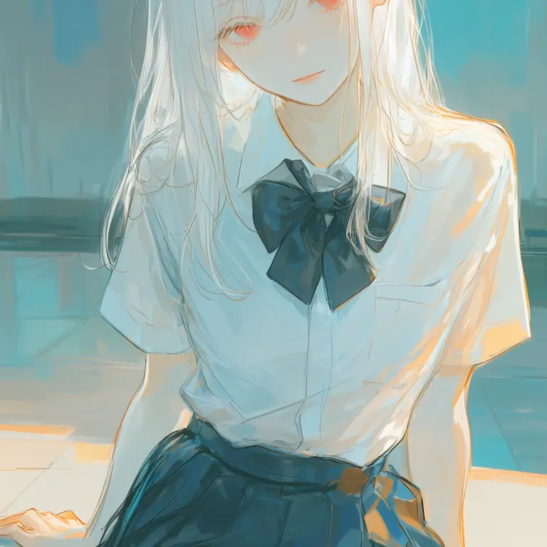 Imstillseolin의 転校生は白い猫