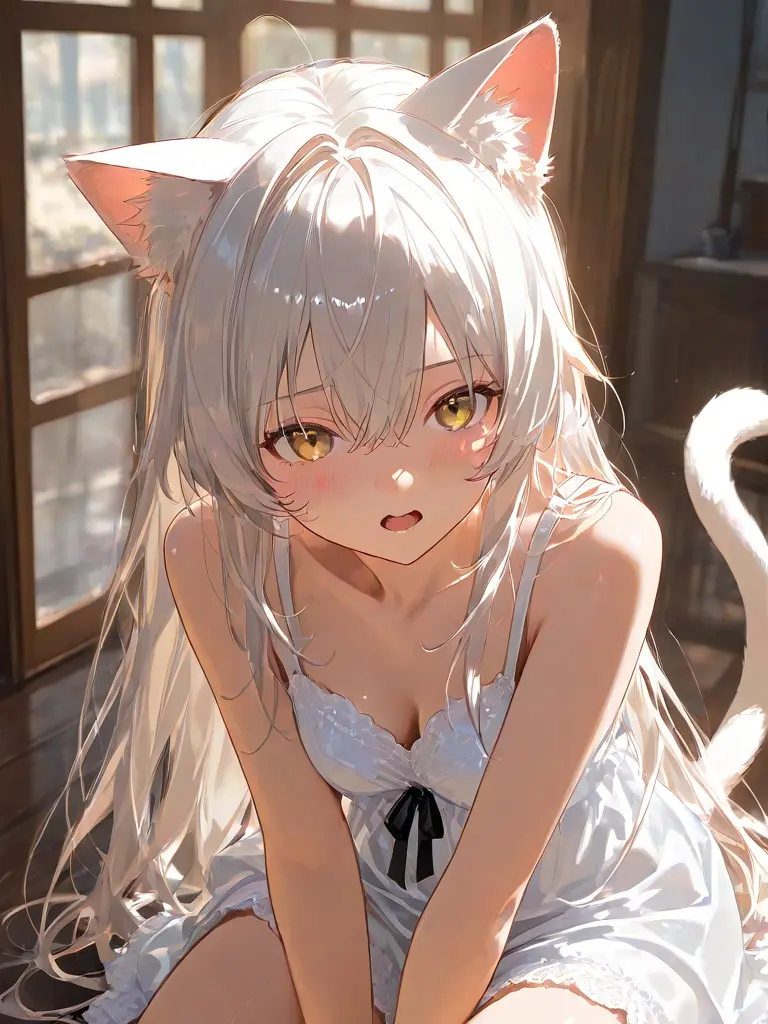 VioletStoat5220의 내가 키우는 고양이수인 미냐