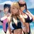 超爆乳水着ギャル達