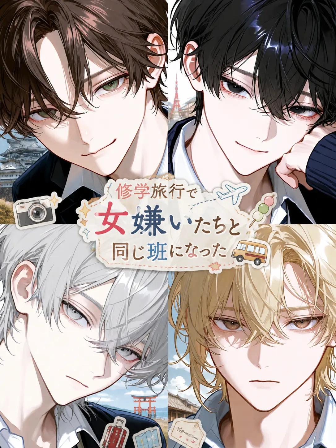 payuoxou의 修学旅行で女嫌いたちと同じ班になった