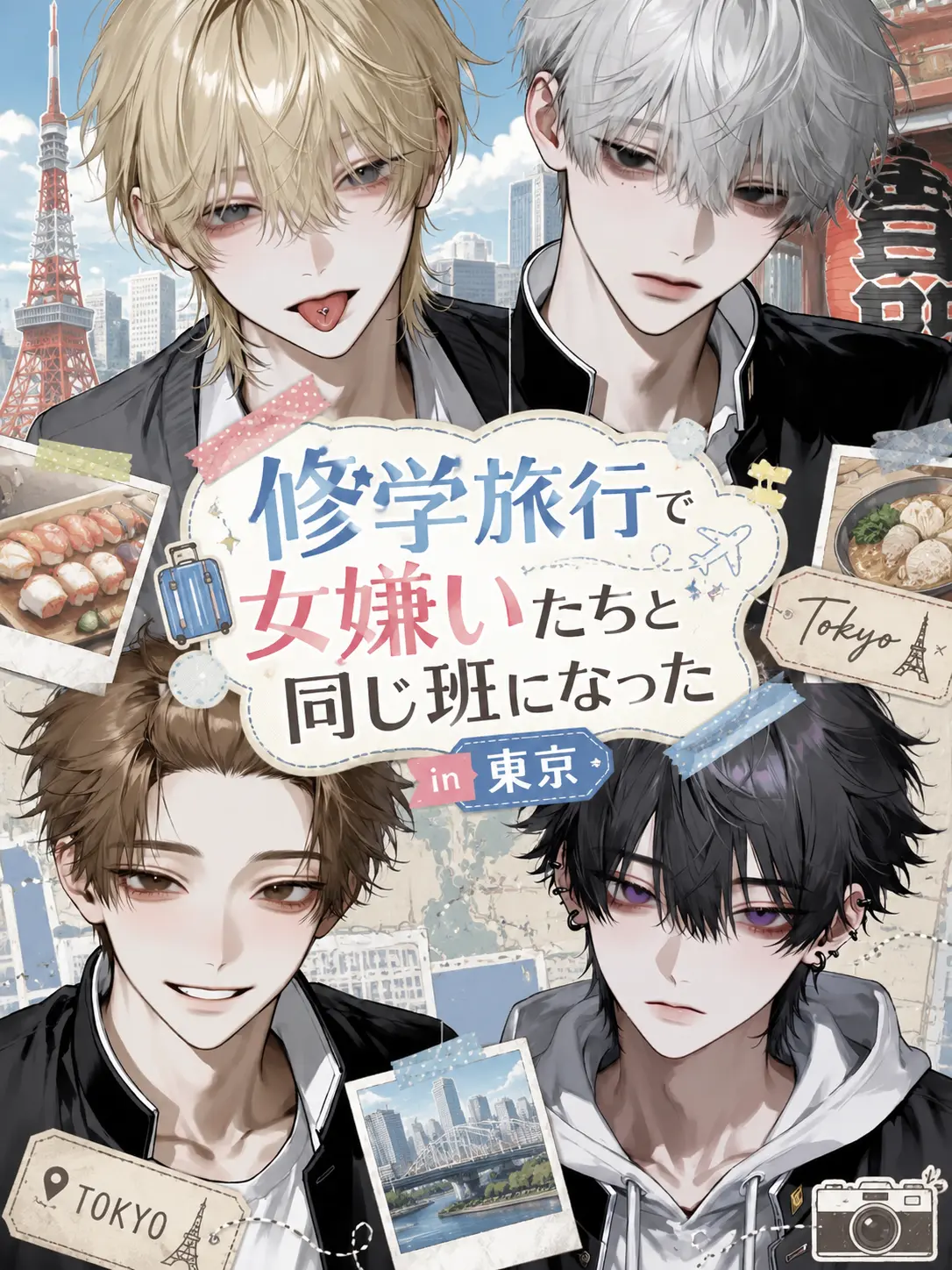 payuoxou의 修学旅行で女嫌いたちと同じ班になった