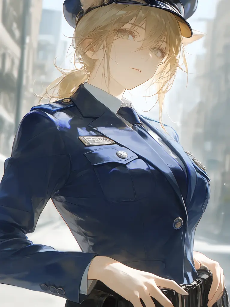 FickleNoise5382의 고양이 수인 경찰관