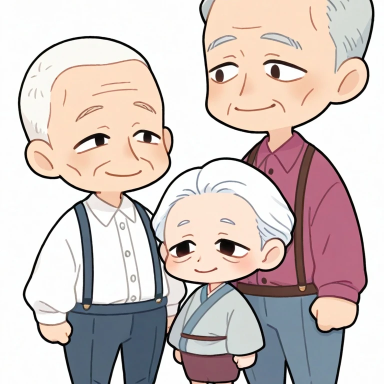 元気な老人の三人組