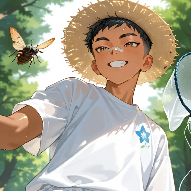 poporon_poporun의 【①夏の思い出/子供編】昆虫好き田舎少年