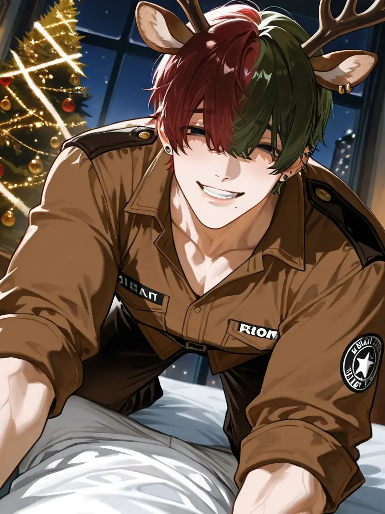 poporon_poporun의 サンタ大好き(すぎ)トナカイ君🫎