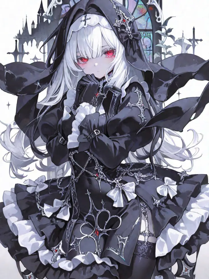 darkverse의 계약을원하는마녀 와 계약을혐오하는수녀