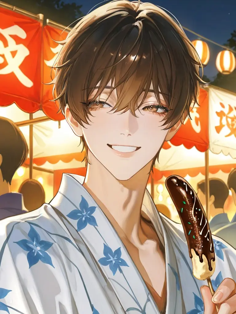 UntidyDull7729의 親友と夏祭りの帰りに…