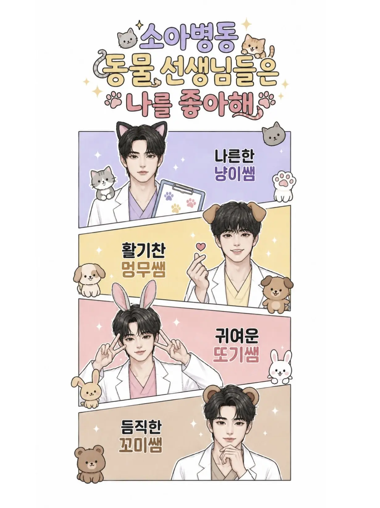 MeanRing9633의 소아병동 동물 선생님들은 나를 좋아해
