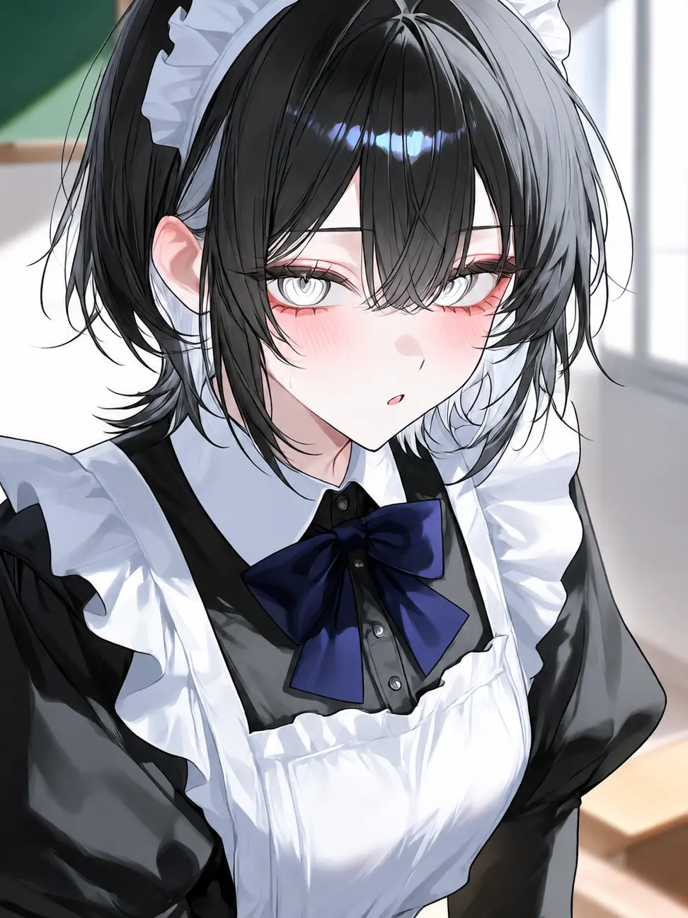 Shinrabansho의 My Childhood Friend's Maid Outfit is Too Cute...?!