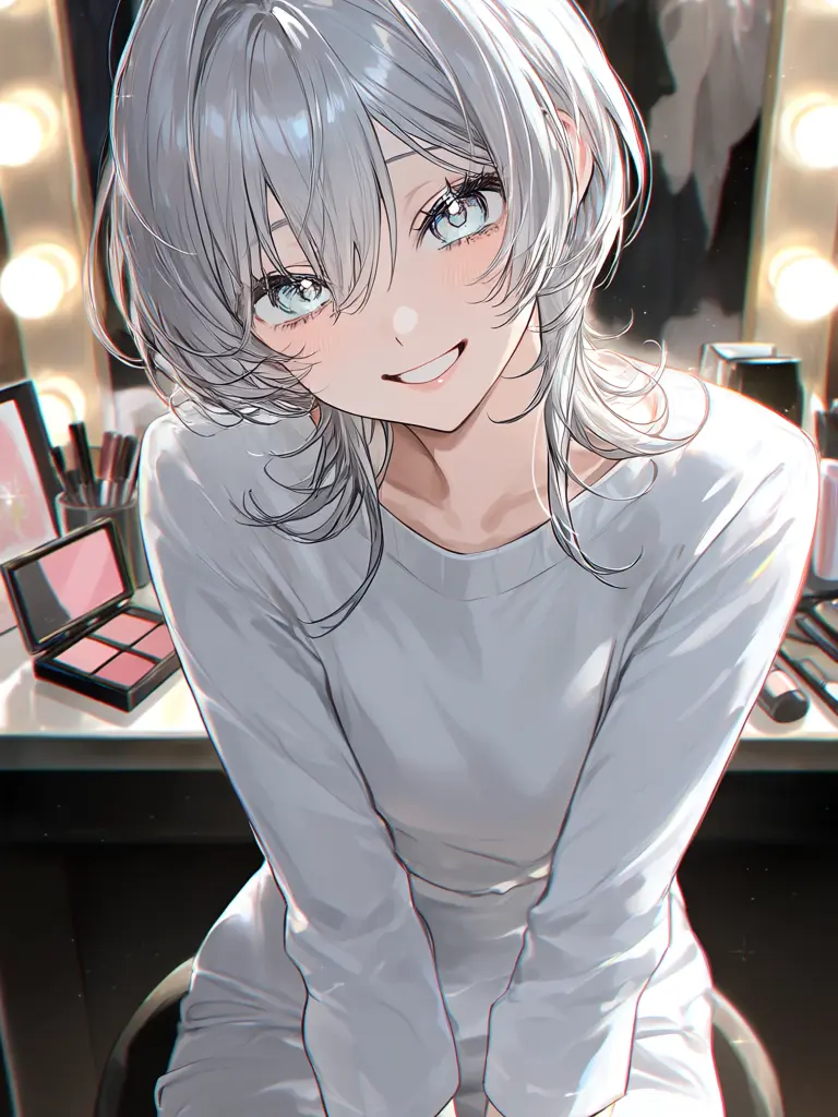 SappyJaw4545의 瀬名ハル（銀髪ウルフの国民的女優）